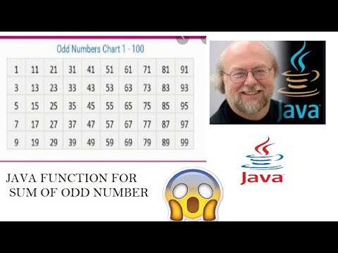 Java Function Sum Of Odd Number Using While Loop Using Math Function Once Must Watch