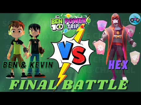 Ben 10 CO-OP BEN & KEVIN vs HEX FINAL BOSS  Power Trip [No Commentary]