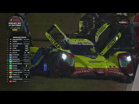 Steven Thomas LMP2 CRASH - 2023 Rolex 24 Hours at Daytona