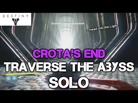 Crota's End: Traverse the Abyss SOLO! | Destiny PS4 Raid | (1080p)[HD]