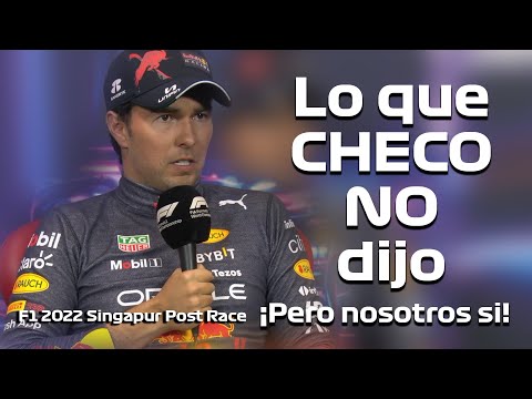 CHECO PEREZ al DESNUDO La ENTREVISTA después del GPSingapur. Lo que CHECO NO DICE pero NOSOTROS SI.