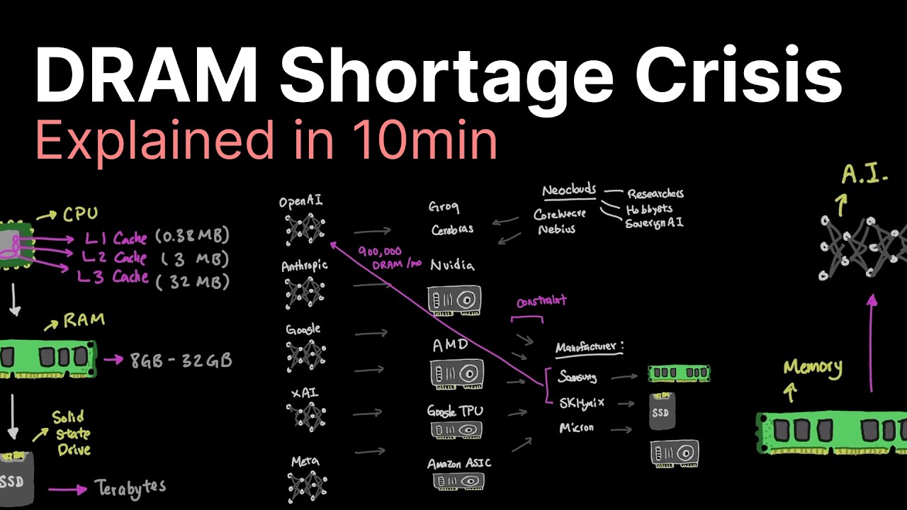 DRAM Shortage Crisis explained..