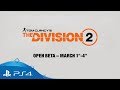 Tom Clancy's The Division 2 | Open Beta Trailer | PS4