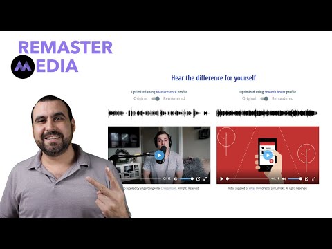 ReMasterMedia optimizes your AUDIO and video clips in minutes lifetime deal Appsumo