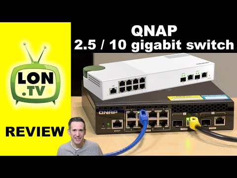 Šakotuvas QNAP QSW-M2108-2C video