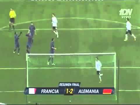 Francia 1  Alemania 2 Amistoso Internacional 06-02-2013