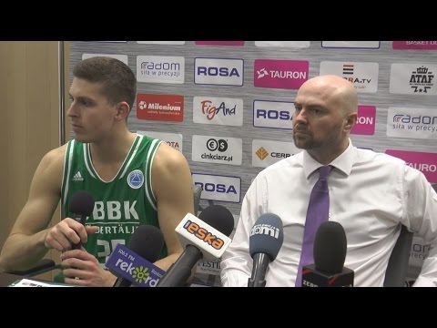 2016.01.28 Konferencja prasowa po meczu Rosa Radom - Sodertalje Kings