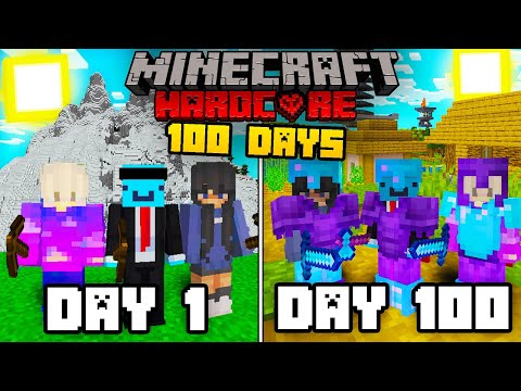 We Survived 100 Days in Minecraft Hardcore.. Here's What Happened...