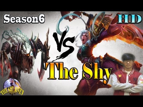 The Shy Riven vs Rengar, jungle, 수줍은 분열 정글,season 6 ,path 6.1, game play( jan-25-2016)