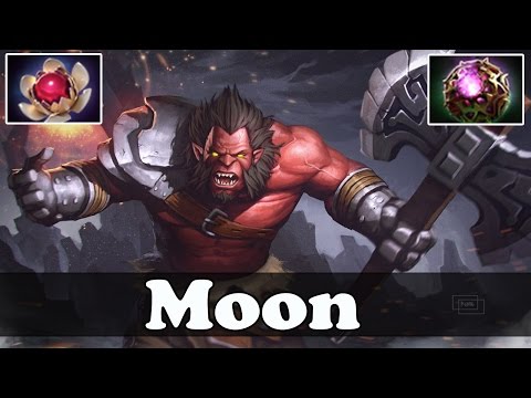 Moon 7200 MMR Axe with Lotus orb and Octarine core - Dota 2