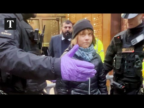 Greta Thunberg arrested at Palestine Action protest in London