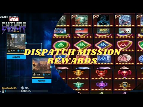 DISPATCH MISSION OP REWARDS| P CARDS CTPS| MARVEL FUTURE FIGHT