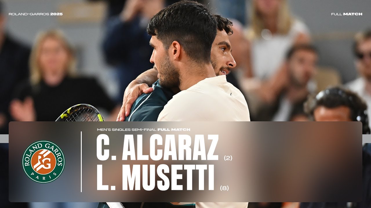 Musetti vs. Alcaraz French Open 2025 replay: Watch the semifinal for free Musetti vs. Alcaraz French Open 2025 replay: Watch the semifinal for free