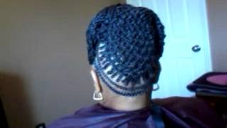 preview picture of video 'Natural Hair Protective Style for No Edges, Thin, Some Alopecia'