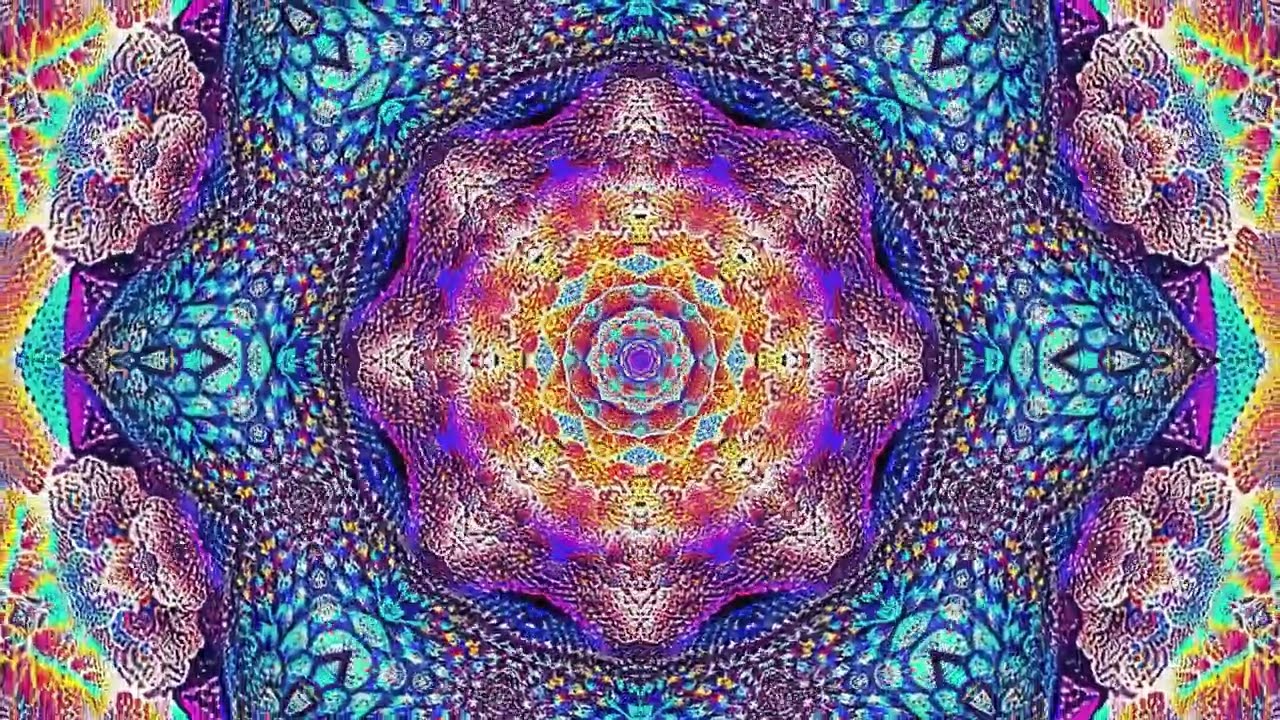 Visual Meditation Music, 8 Hours of Relaxing Kaleidoscope Visions, Visual Relaxation