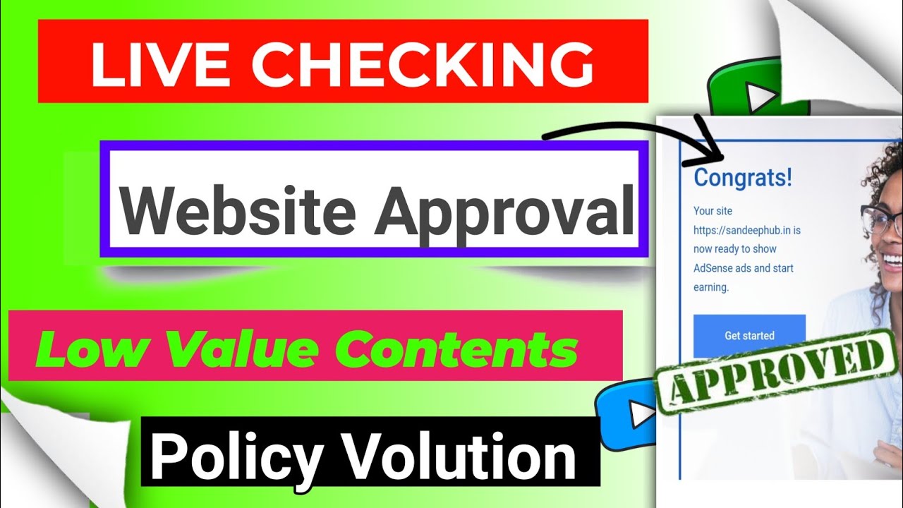 Live Website Checking For adsense approval in 24 Hrs.Sandeep Blogging tips. Google Adsense Approval
