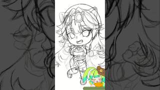 【イラスト タイムラプス】ラオーラ・パンテーラさん描いてみた！ #shorts