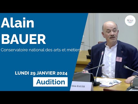 Narcotrafic : audition d'Alain Bauer