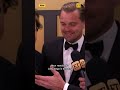 Leonardo DiCaprio Reacts to His VIRAL Golden Globes Lady Gaga Moment #shorts