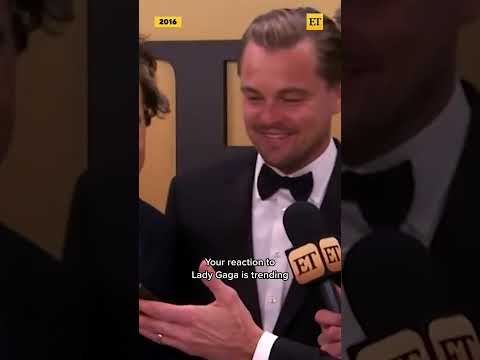 Leonardo DiCaprio Reacts to His VIRAL Golden Globes Lady Gaga Moment 
