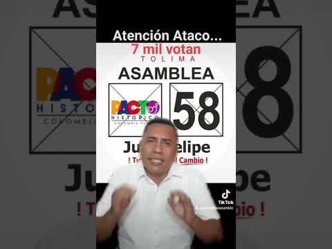 7 mil habitantes de Ataco votan Asamblea Pacto Histórico 58 #tolima