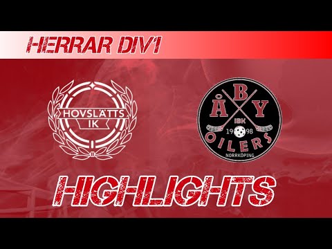 Hovslätts IK - Åby IBK  Div1