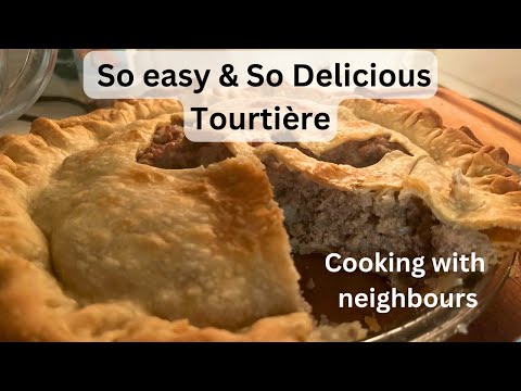 Easy to make Comfort Food, Tourtière 🇨🇦 Meat Pie | vintage recipe