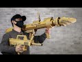 DIY CARDBOARD ROCKET LAUNCHER MACHINE GUN How To Make Powerful Realistic Weapon SHOOT AT HOME