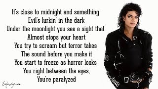 Thriller - Michael Jackson (Lyrics)