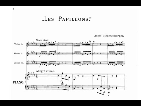 Josef Hellmesberger- Les Papillons (1890)