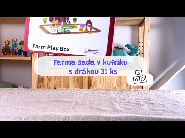 Farma sada v kufříku s dráhou 31 ks| Tooky Toys