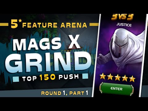 5 Star WHITE MAGNETO X Featured Top 150 Push, LIVE! Round 1 Pt 1 | Marvel Contest of Champions