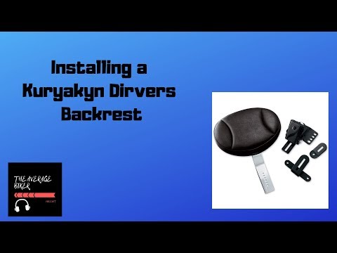 Installing a Kuryakyn Backrest On The Ultra