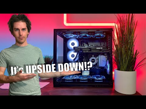 I Inverted My Lian Li 011 Dynamic Evo Case and It's BADASS! - PC Inversion Time Lapse