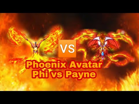 Phenomeno Pain vs Phi Summoning Phoenix avatar comparsion