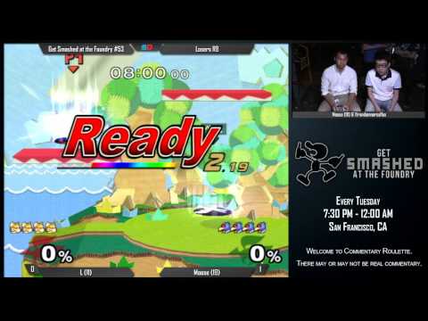 Get Smashed at the Foundry #52 - Losers R8: L (Fox) vs Moose (Falco)