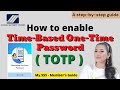SSS How To Set Up TOTP For Member Account My SSS Member S Account Time Based One Time Password
