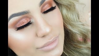 COPPER RED SMOKEY EYE | JaclynHill X Morphe Palette