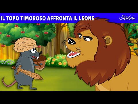 Il topo timoroso affronta il leone 🐭🦁 | Storie Per Bambini Cartoni Animati I Fiabe e Favole