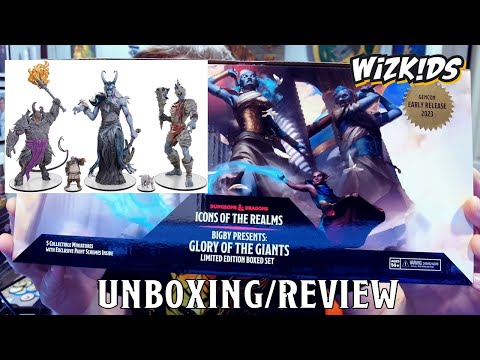 Bigby's Glory of the Giants Limited Edition Box Set Miniatures (WizKids)! | Nerd Immersion