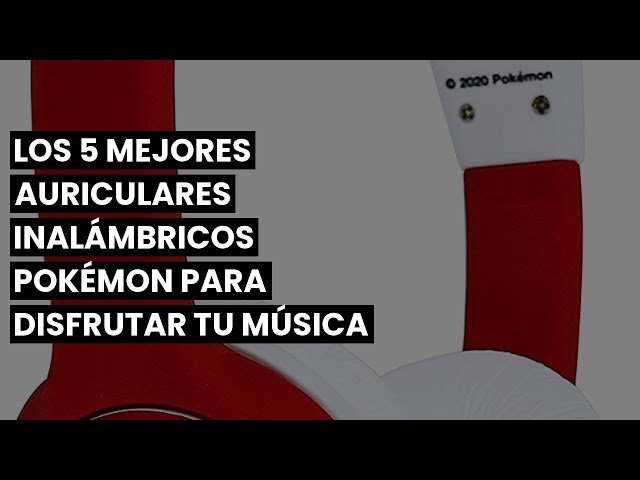 Vídeo relacionado con OTL Technologies Auriculares INALÁMBRICOS Pokemon Pikachu Plegables con LUZ LED
