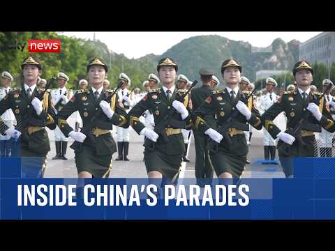 Sky News granted rare access to Chinese military parade rehearsal