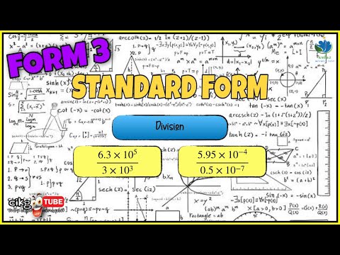 KSSM F3 Chapter 2 : Standard Form (division)