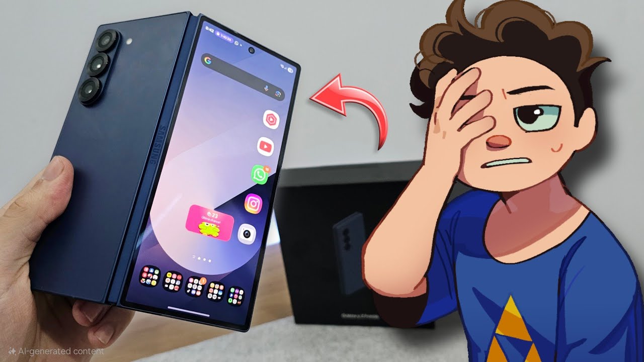 Miniatura da avaliação em vídeo de Smartphone Samsung Galaxy Z Fold6 512GB 5G 12GB RAM