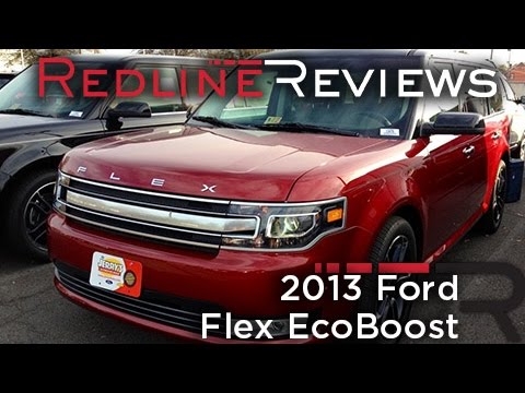 2013 Ford Flex EcoBoost Review, Walkaround, Exhaust, Test Drive