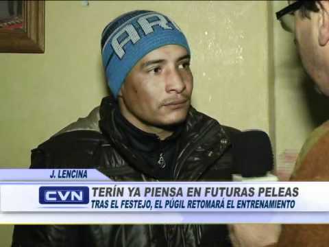 TERÍN LENCINA FESTEJA Y YA PIENSA EN LAS PRÓXIMAS PELEAS