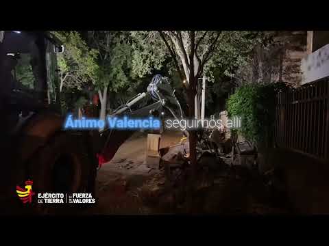 Las Unidades #Ingenieros y #Zapadores del #EjércitodeTierra están destacando en el apoyo a #Valencia