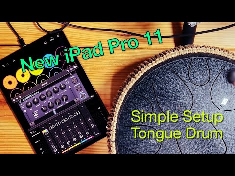 First Loopy Pro Jam with new iPad Pro 11 | Tongue Drum and Black Hole