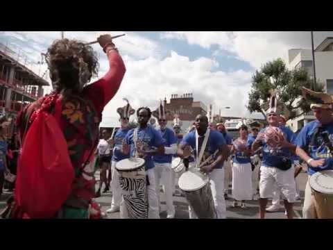 "Yamuna Yemanja - When India meets Brazil" - Maracatudo Mafua 2014 NHC