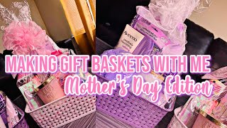 DIY: Make Mother’s Day Gift Baskets With Me | Mother’s Day Gift Basket Ideas 2021 | *Quick & Easy*